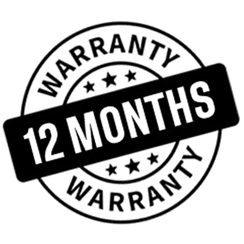 12 Month Warranty