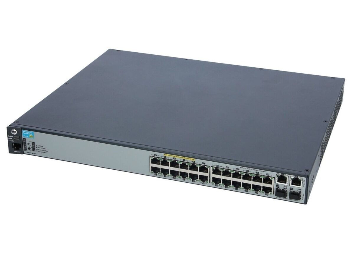hpe aruba j9625a hp 2620 24 poe 382w layer 3 switch 24 port poe 2sfp 1y wty 295848332790 2