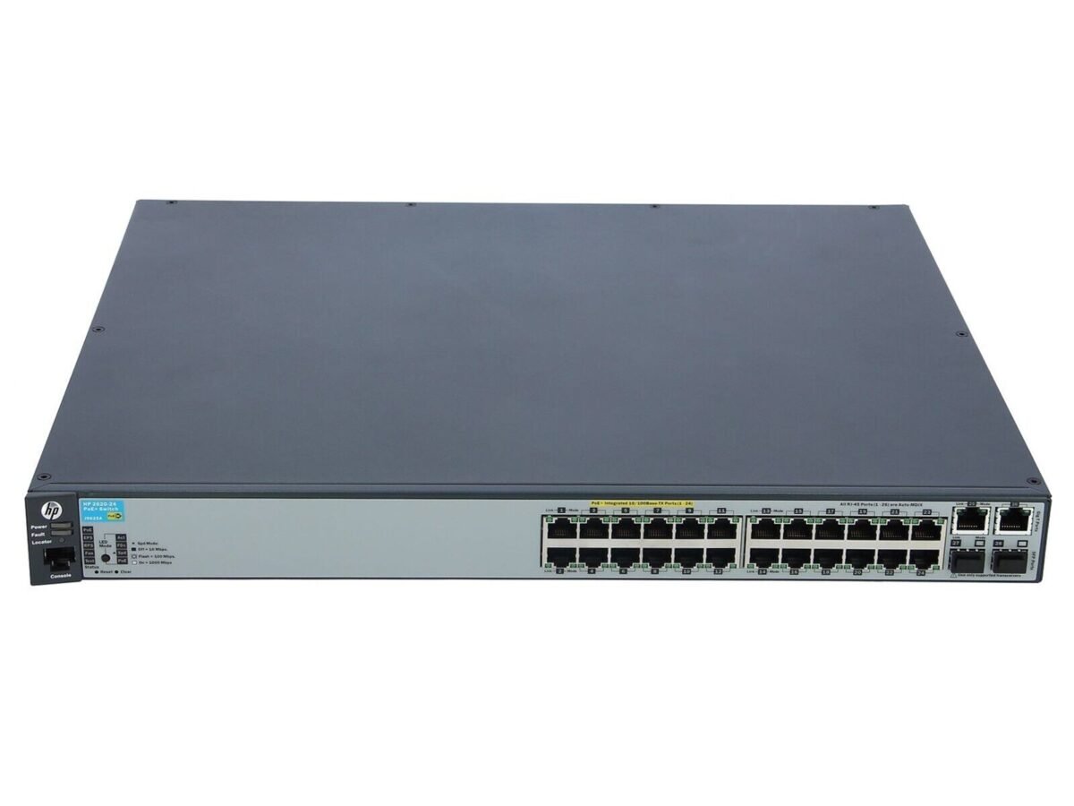 hpe aruba j9625a hp 2620 24 poe 382w layer 3 switch 24 port poe 2sfp 1y wty 295848332790 4
