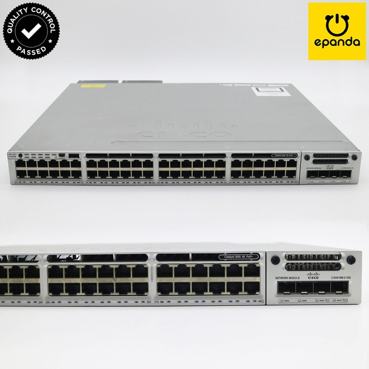cisco ws c3850 48f s poe 1100wac layer3 c3850 nm 2 10g unclaimed 1y wty 296249099753