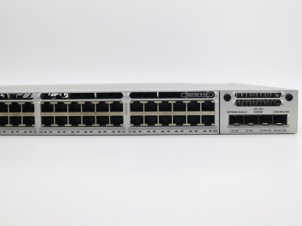 cisco ws c3850 48f s poe 1100wac layer3 c3850 nm 2 10g unclaimed 1y wty 296249099753 4