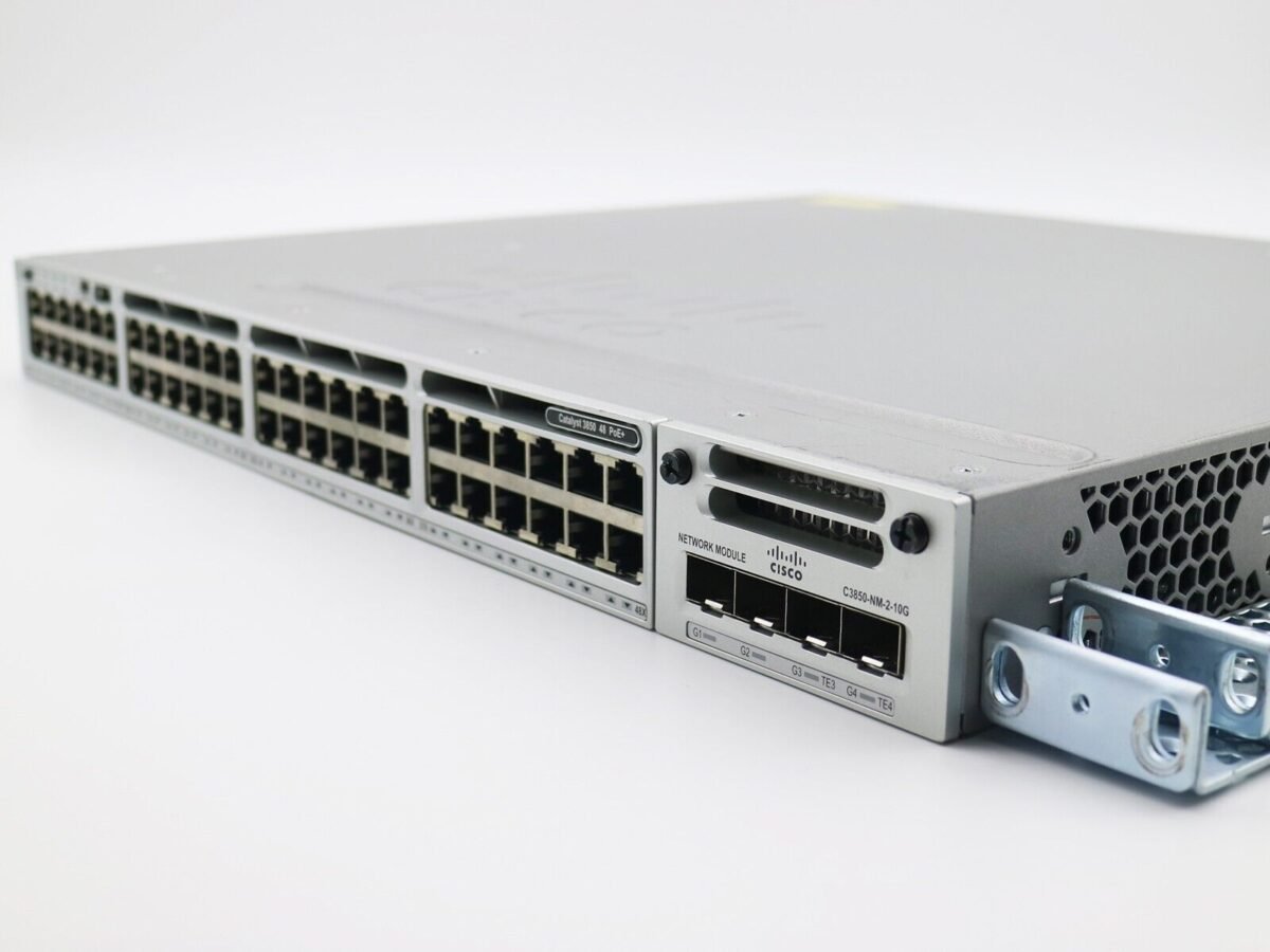 cisco ws c3850 48f s poe 1100wac layer3 c3850 nm 2 10g unclaimed 1y wty 296249099753 5