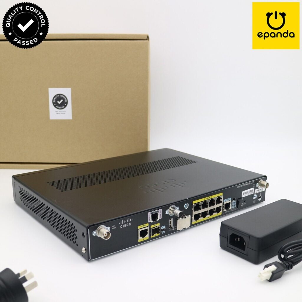 cisco c897vag lte ga k9 8xge vdsl dual sim lte isr 897vag license advipservices 295709180984
