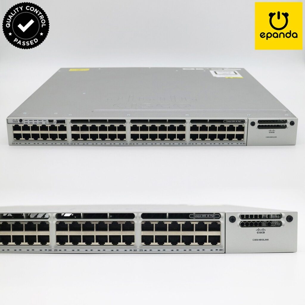 Cisco WS-C3850-48P-L Layer3 Switch 48 PoE+ 715WAC - ePanda Technology