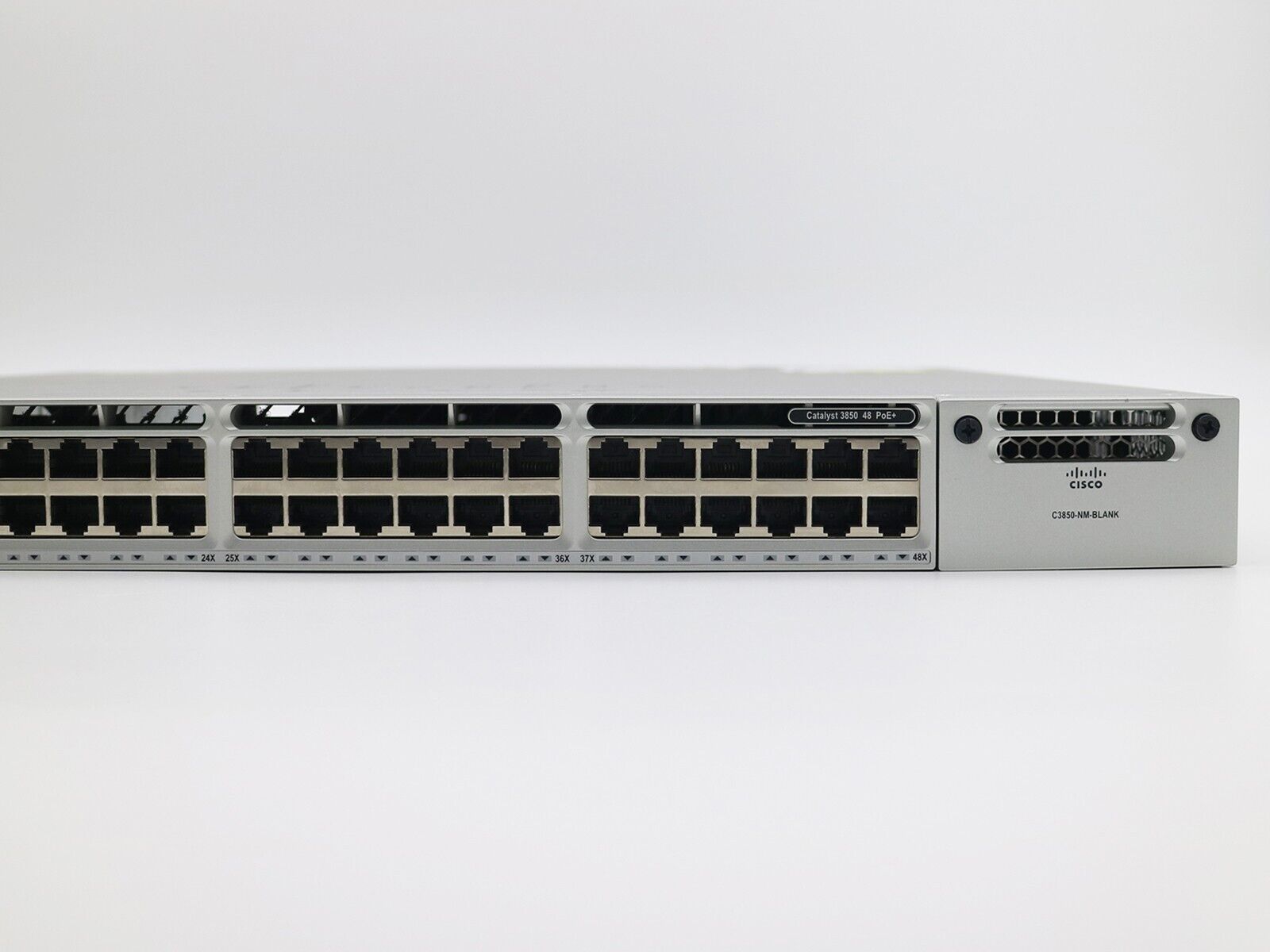 Cisco WS-C3850-48PW-S 48-Port PoE 3850 Switch – Refurbished, Very Good, Same Day Shipping
