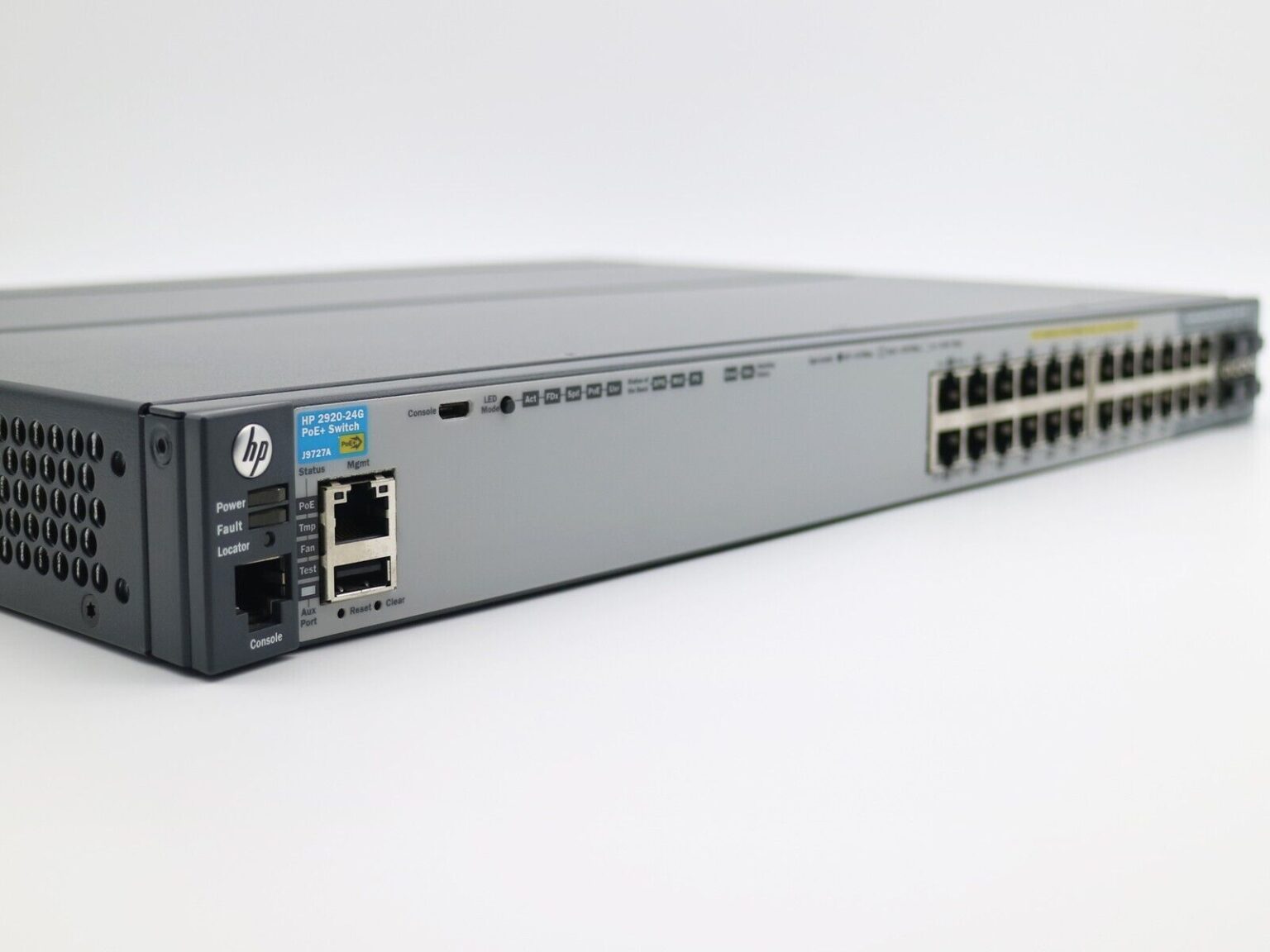 Hp J9727a Module HPE Aruba 2920 24G PoE+ J9727A 4SFP 370W Layer 3 AOS Managed Gig ...