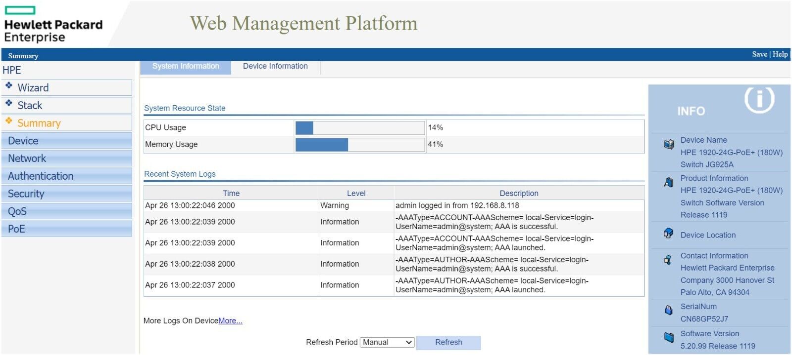 HPE-1920-24G-PoE-180W-Layer-3-Switch-JG925A-295542804758-9 hpe 1920-24g-poe+ 180w layer 3 switch (jg925a) - image 10