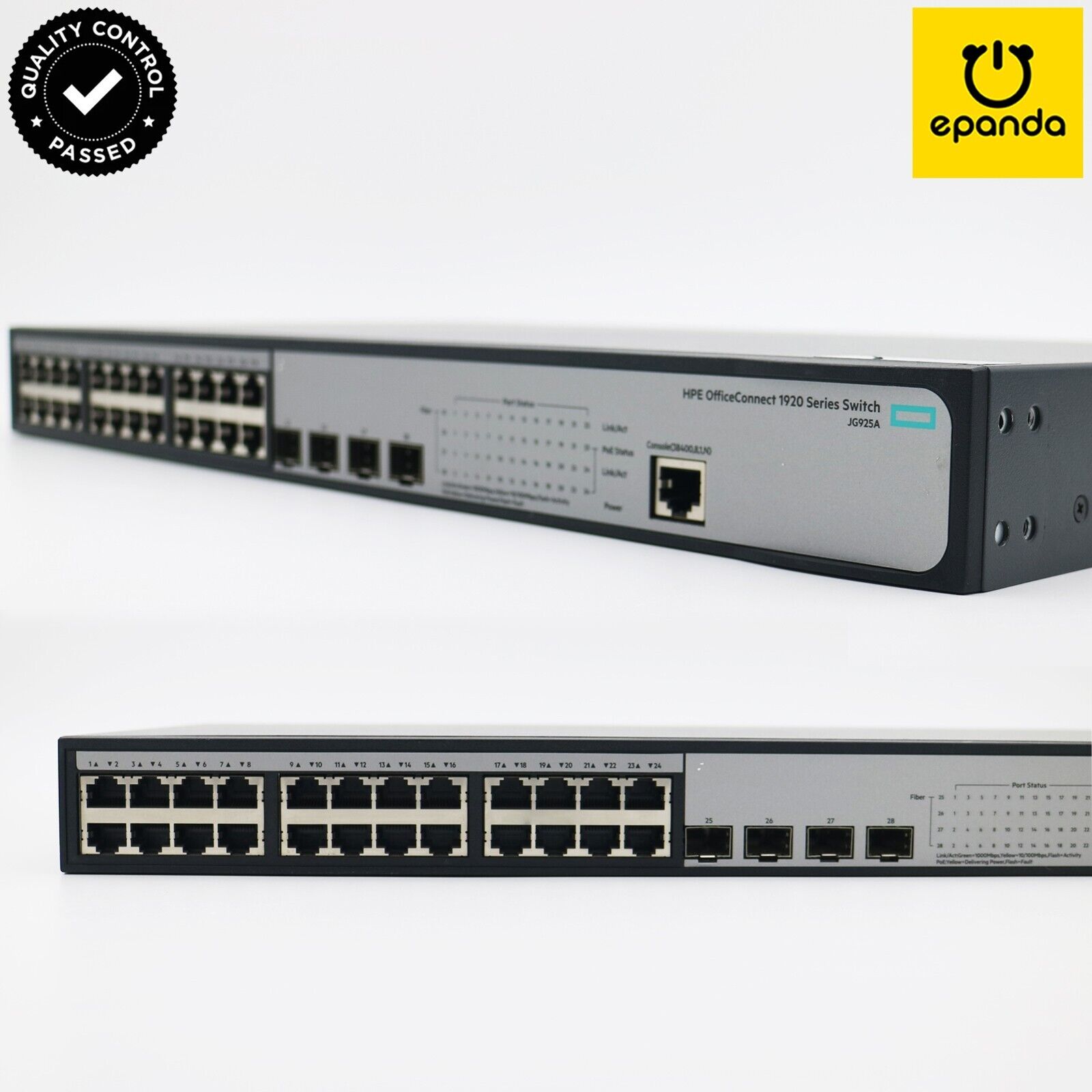 HPE-1920-24G-PoE-180W-Layer-3-Switch-JG925A-295542804758 hpe 1920-24g-poe+ 180w layer 3 switch (jg925a) - image 1