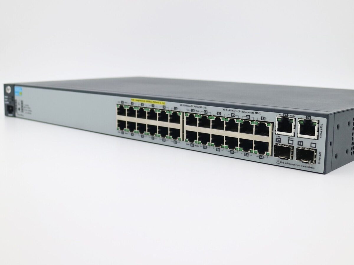 hpe j9624a hp-2620-24-ppoe+ poe+ 128w layer 3 managed switch, 1y-warranty - image 11