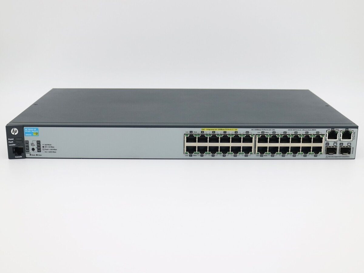 hpe j9624a hp-2620-24-ppoe+ poe+ 128w layer 3 managed switch, 1y-warranty - image 3