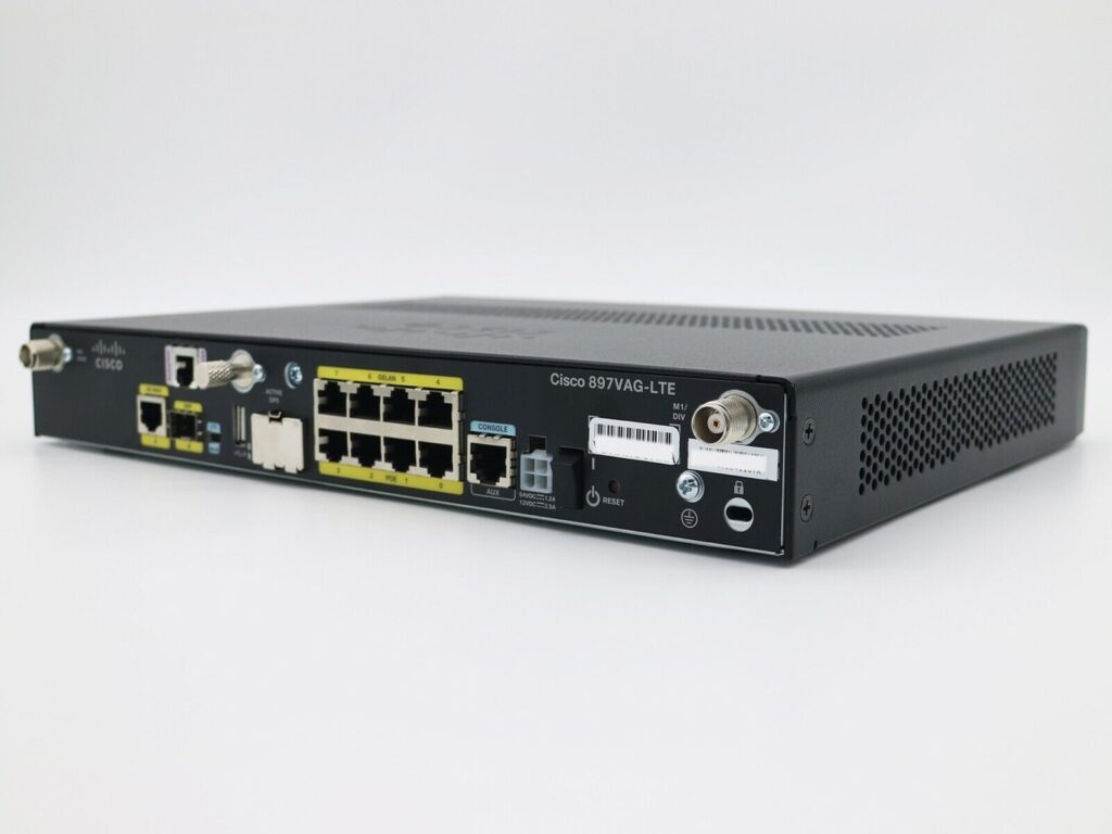 Cisco C897VAG-LTE-LA-K9 8xGE VDSL Dual SIM 4G LTE 2.5 ISR License ...